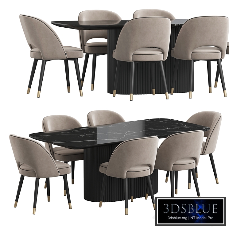 Cazarina Marvani Cliff Dining set