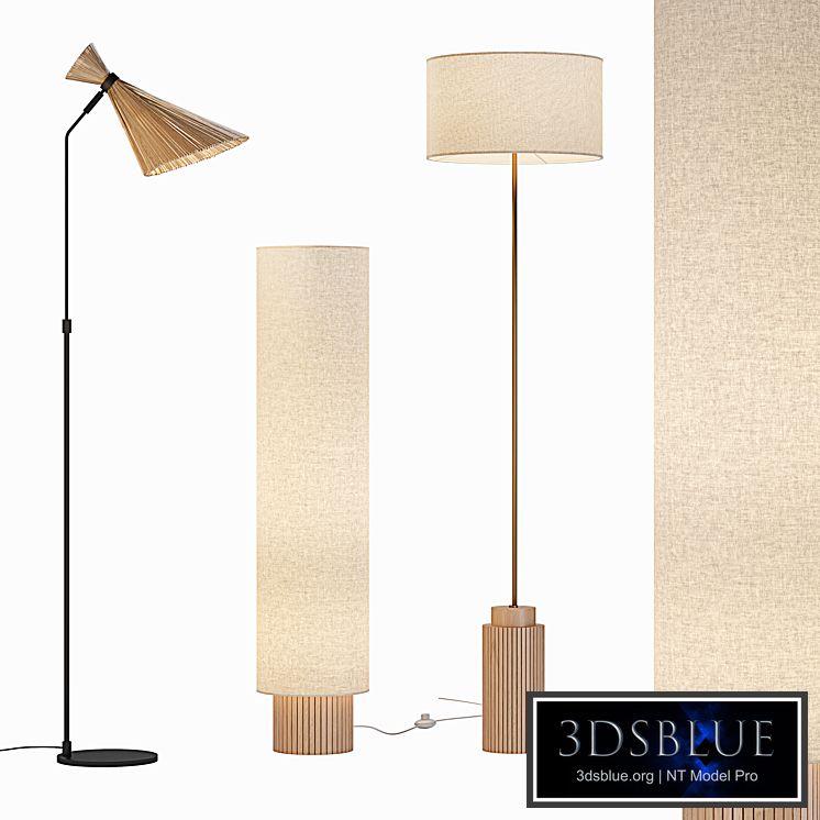Floor lamps La Redoute set 2