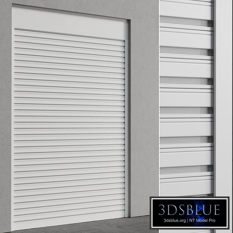 External electric Roller garage shutter - outdoor metal blinds 02