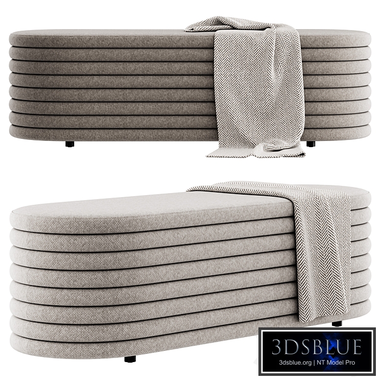 Rialto storage bench by cb2