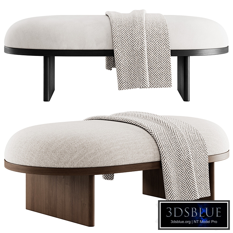 Bench and ottoman Anza