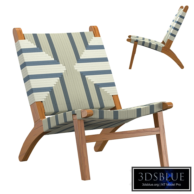 Masaya Lounge Chair Barks Pattern