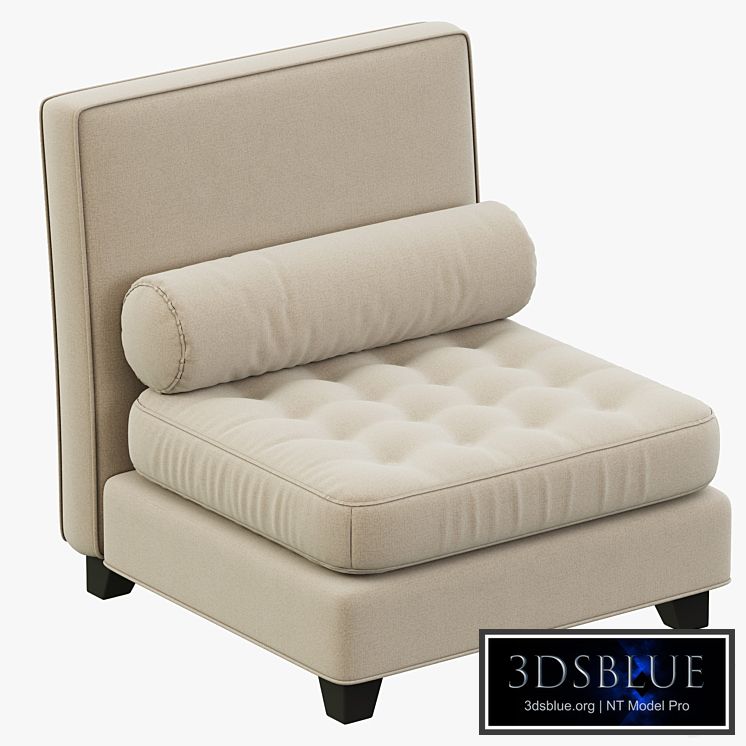RH Teen Rylin Tufted Armless Chair