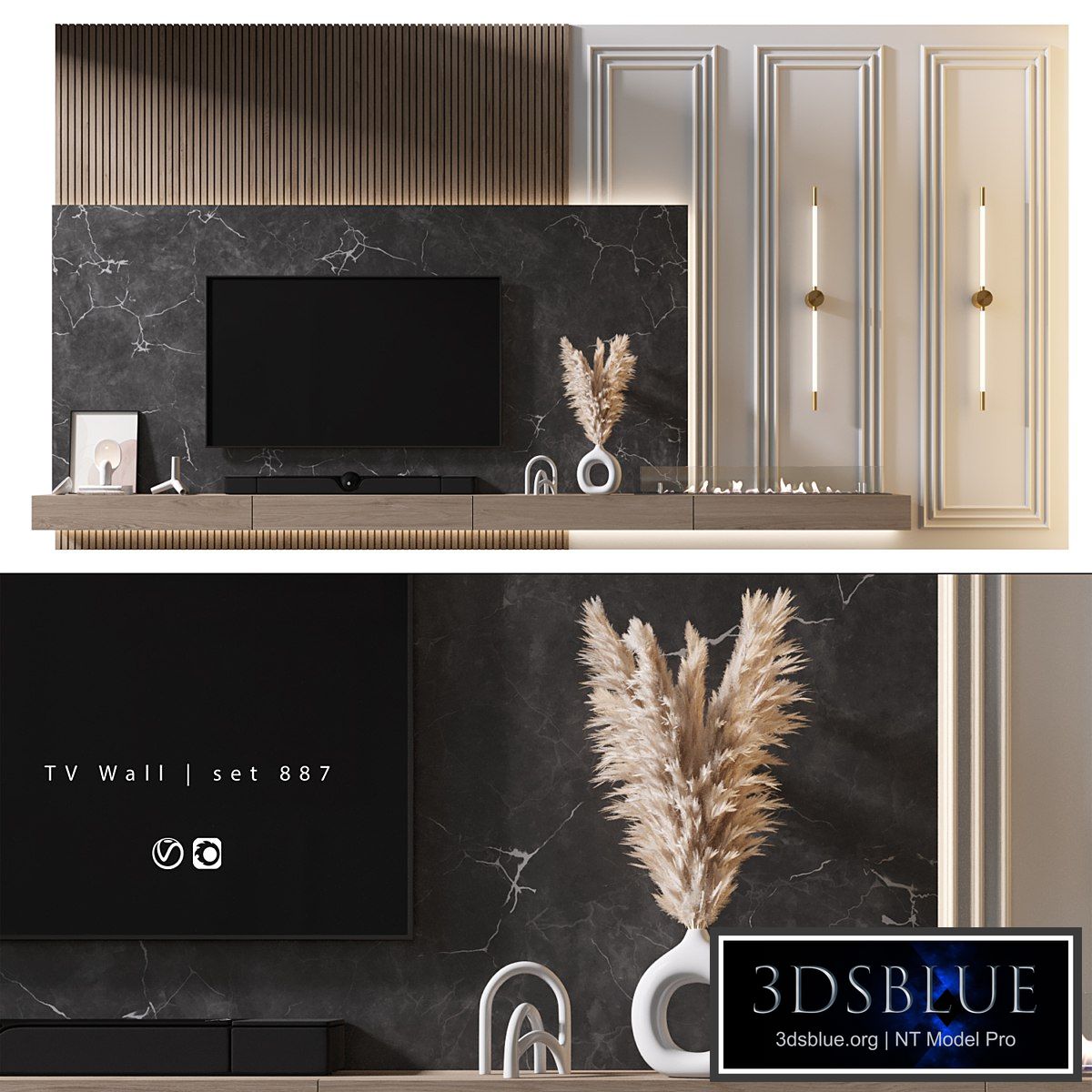 TV Wall | set 887