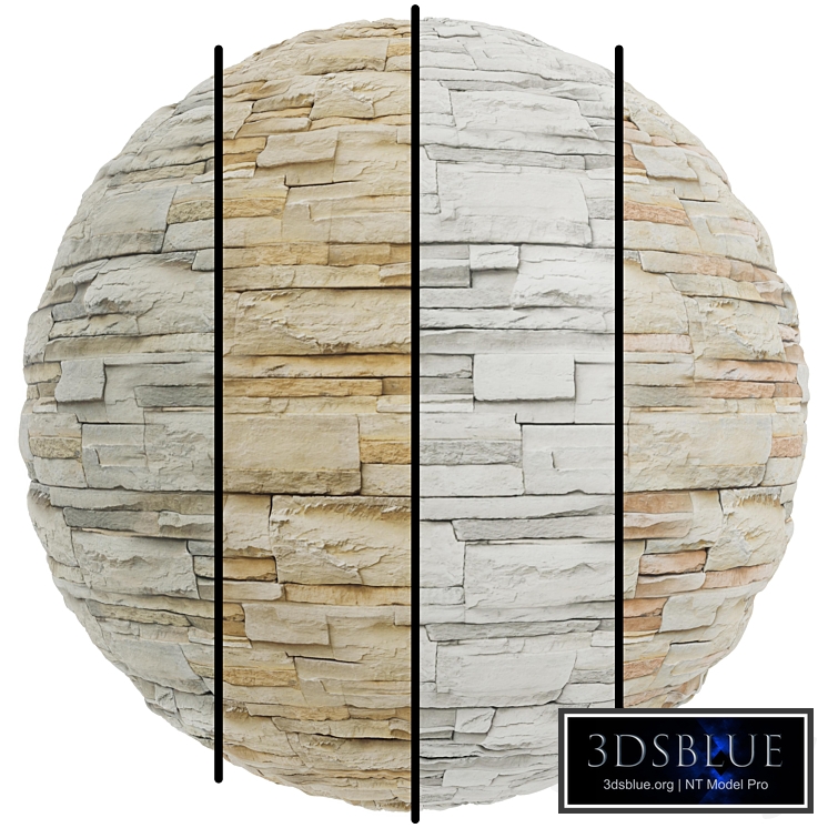 FB761 Natural Stone Wall Sample | 4MAT | 4K | seamless | PBR