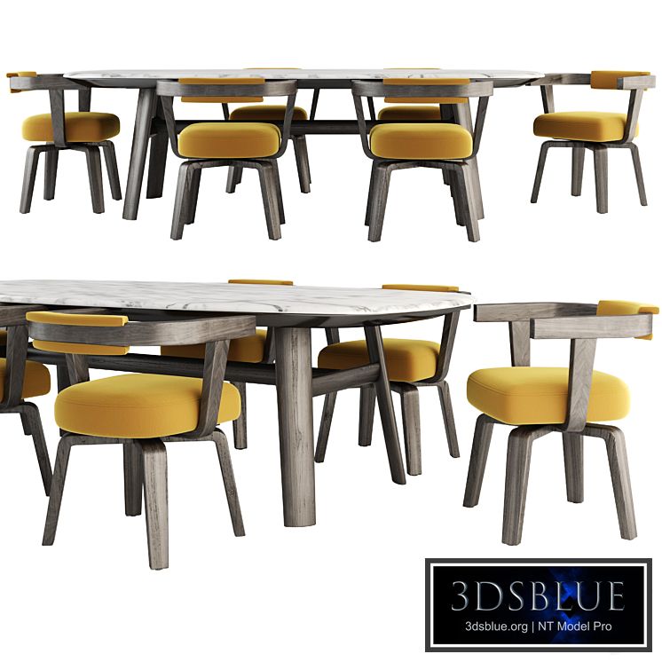 Old Ford Table and Porta Volta Chair