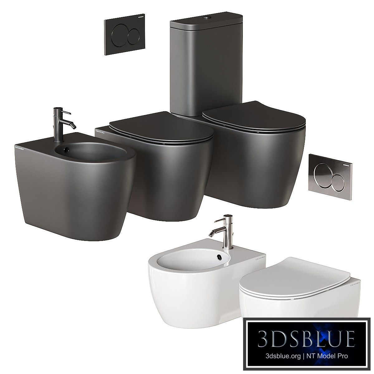 Scarabeo Ceramiche Moon Full Set WC