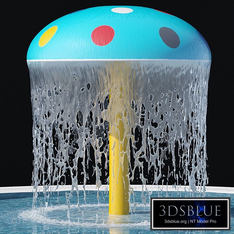 Water park mushroom