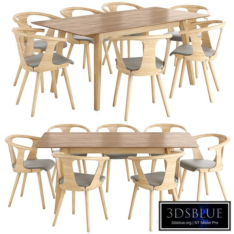 Table Jace and chair Yard by Cosmo