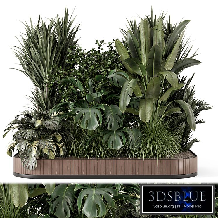 Outdoor Garden Set Bush and Tree - Garden Set 1697