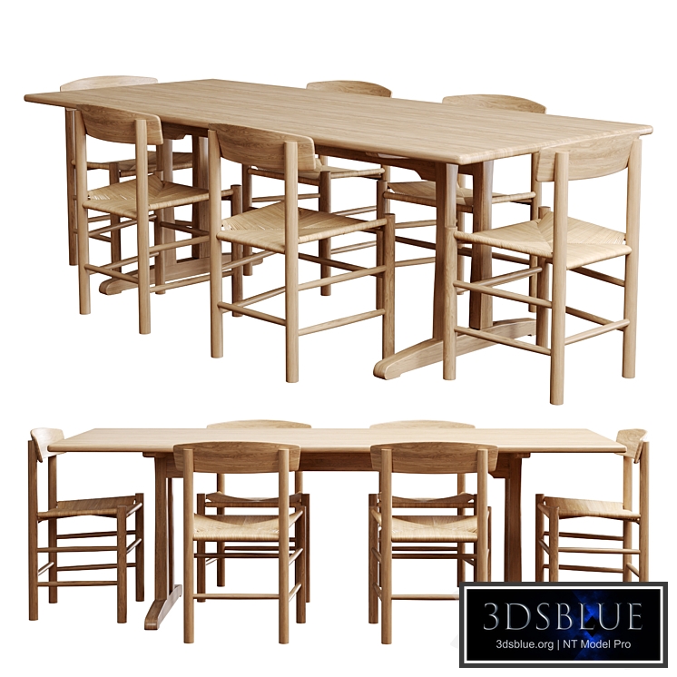 Dining set by Fredericia 1