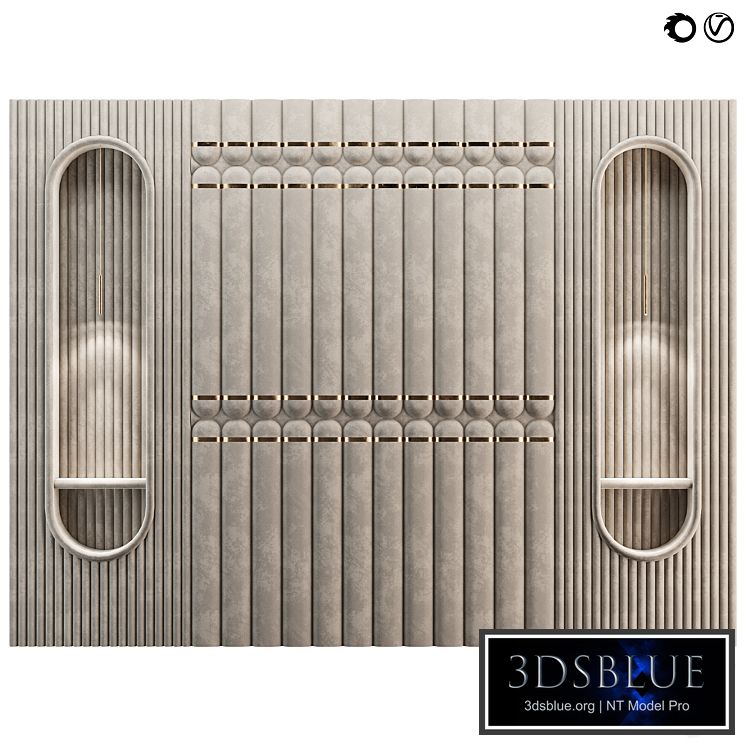 Soft decorative wall panel 111