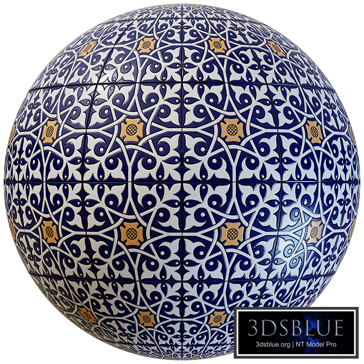 Patterned Tile 4k - Seamless