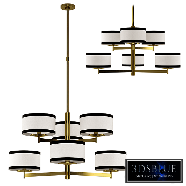 Chandelier Visual comfort Walker Medium