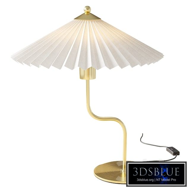H&M Home Table lamp with pleated shade