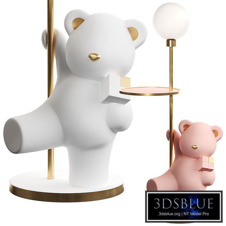 Floor lamp bear cub