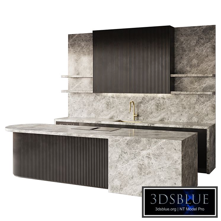 Modern style kitchen with island Kitchen 09