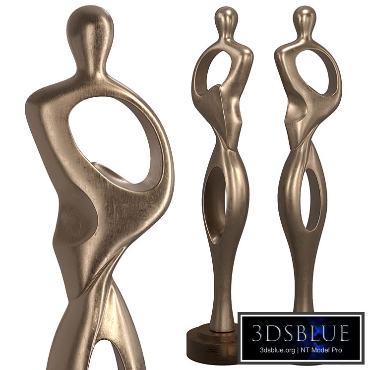 Contour Modern Figure Floor Sculpture