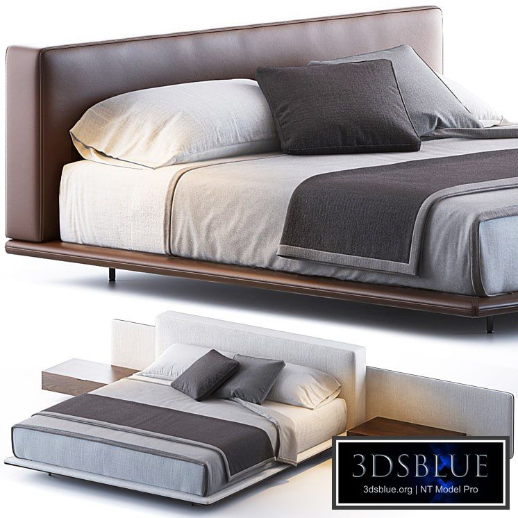 Horizonte bed by Minotti