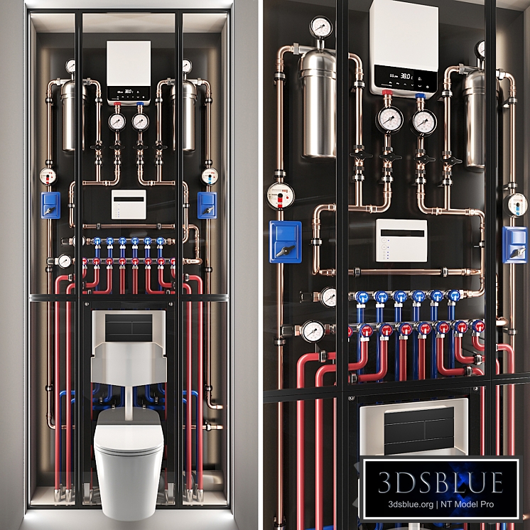 Toilet bowl and installation