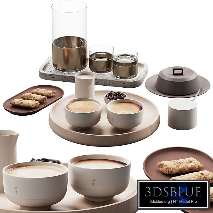 432 eat and drinks decor set 10 coffee & water carafe kit serving 01