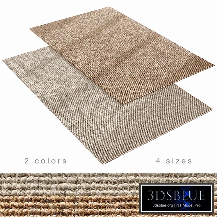 Jute boucle rug