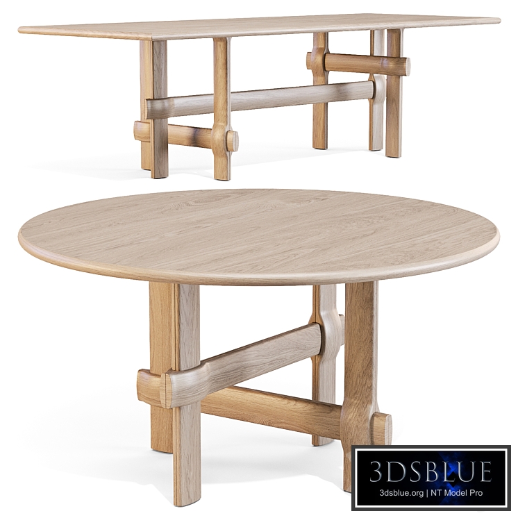 District Eight: Knot - Dining Tables Set 01