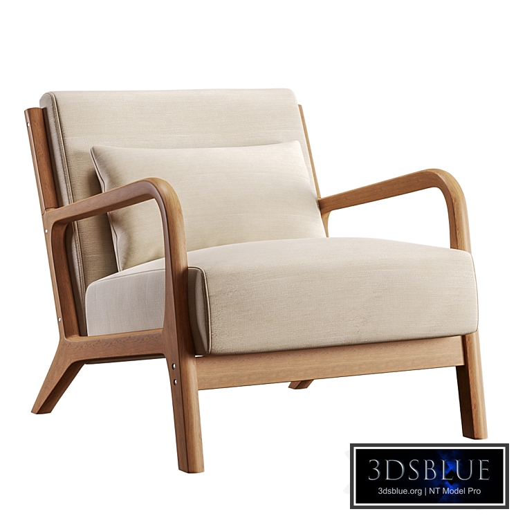 Hertford Upholstered Linen Blend Accent Chair