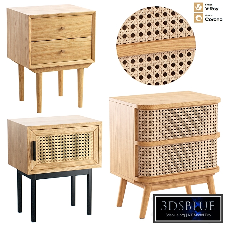 Bedside tables La Redoute Interieurs Set 1