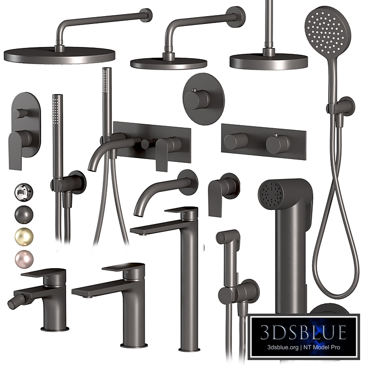 Fantini Myo set faucets and showers