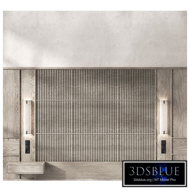 wood panel headboard