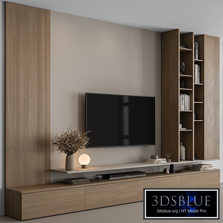 TV Wall Wooden - Set 107