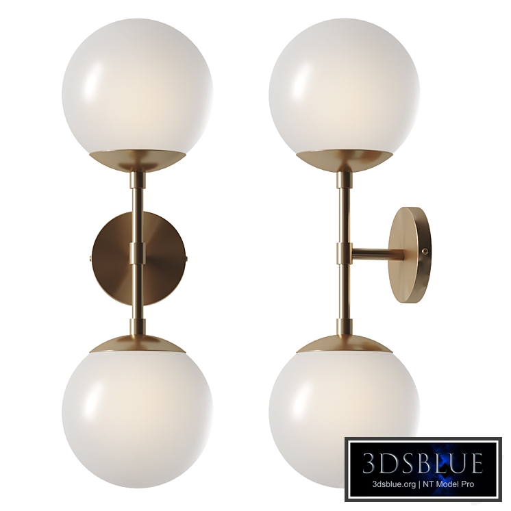 Litfad - Modern Glass Globe Wall Sconce