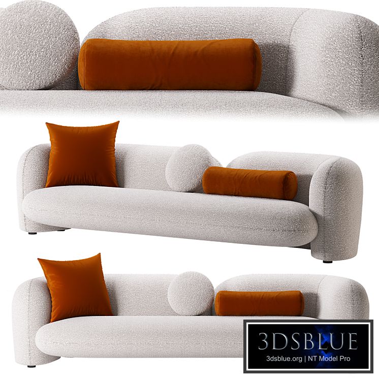 Contemporary Three Seater Sofa by Hessentia