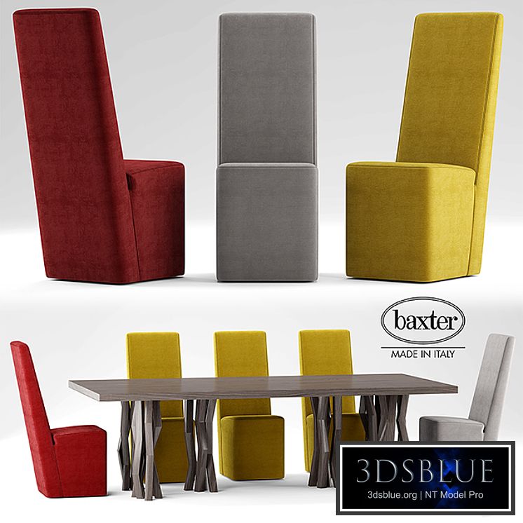 Table and chairs Baxter GRAZ