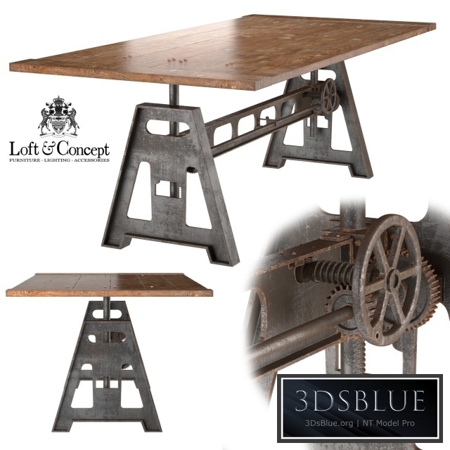GARIBALDI Dining Table Industrial