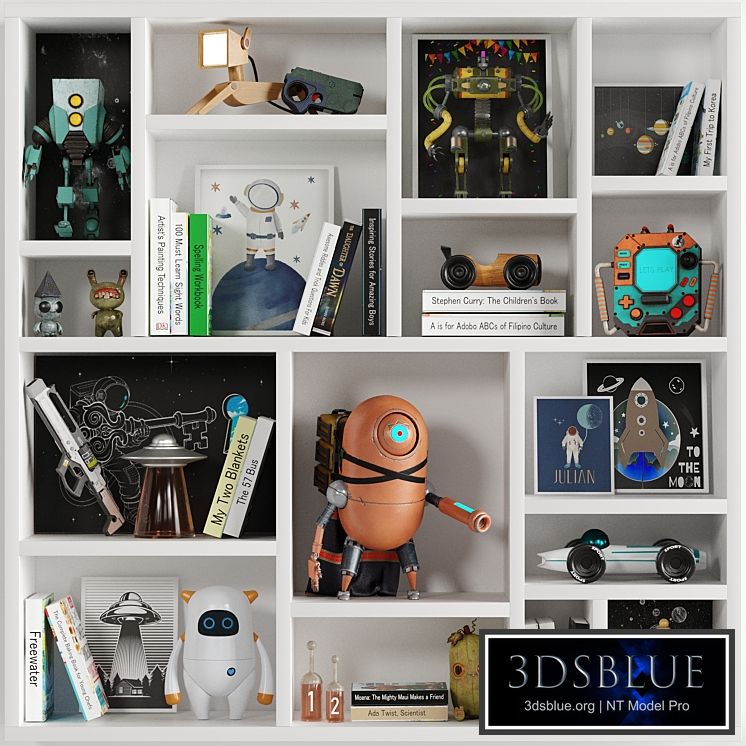 Children Room Set 6 Scifi Set