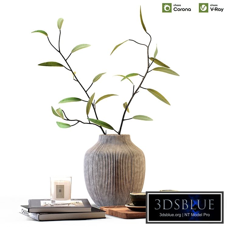 Decorative set of 20 coffees and books