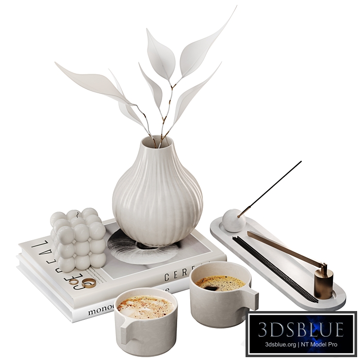 Decorative set for coffee table 06