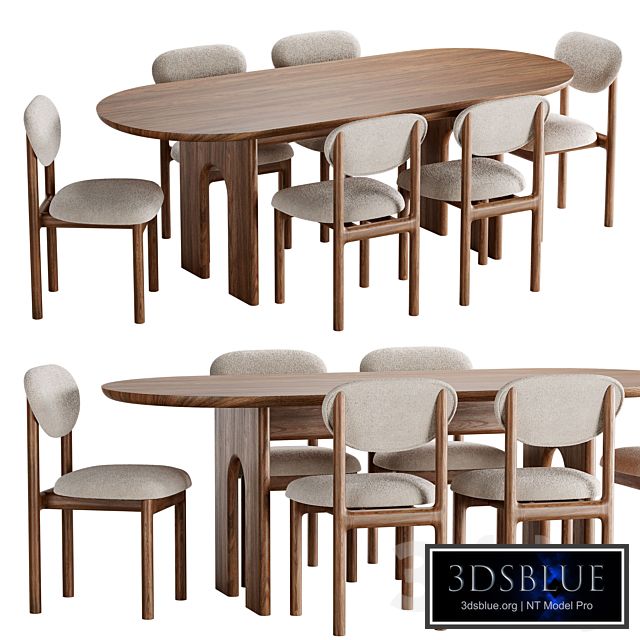 Bult table and chair