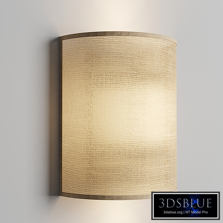 Jute wall lights