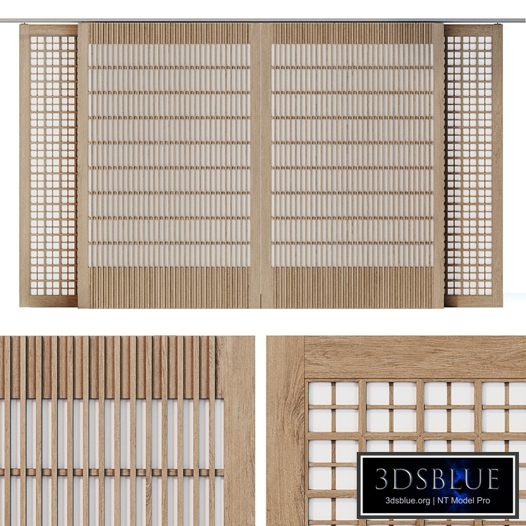 Sliding partition Japandi