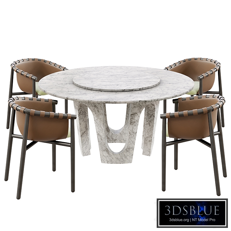 Fendi Arches table Cleo chair