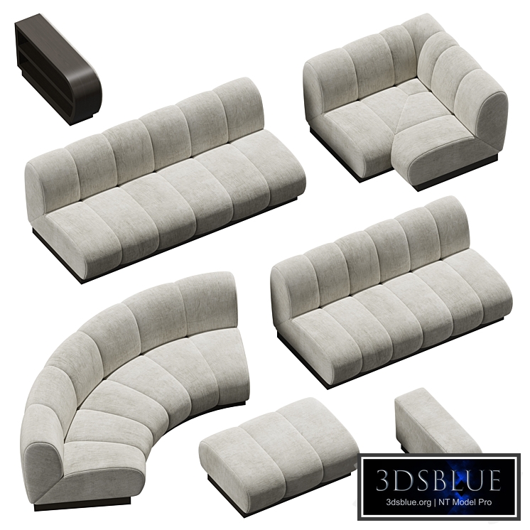 Collection of sofas Biscuit Sectional from Vladimir Kagan
