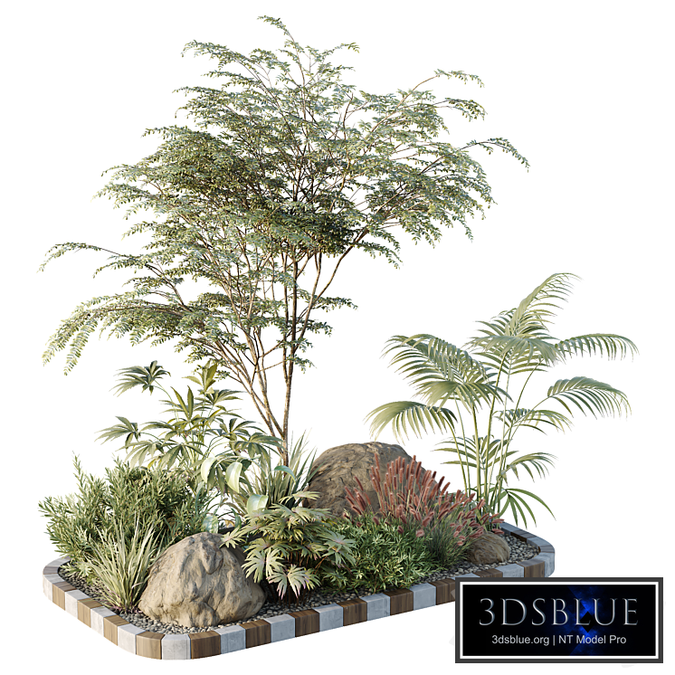 HQ Tree and bush garden box outdoor VOL 14