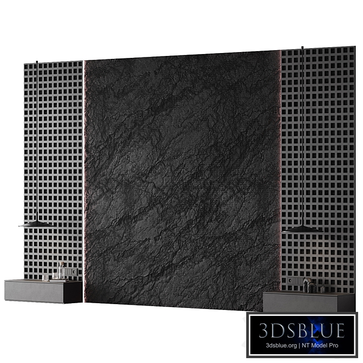 Headboard 003 | bedroom headboard | Wall composition