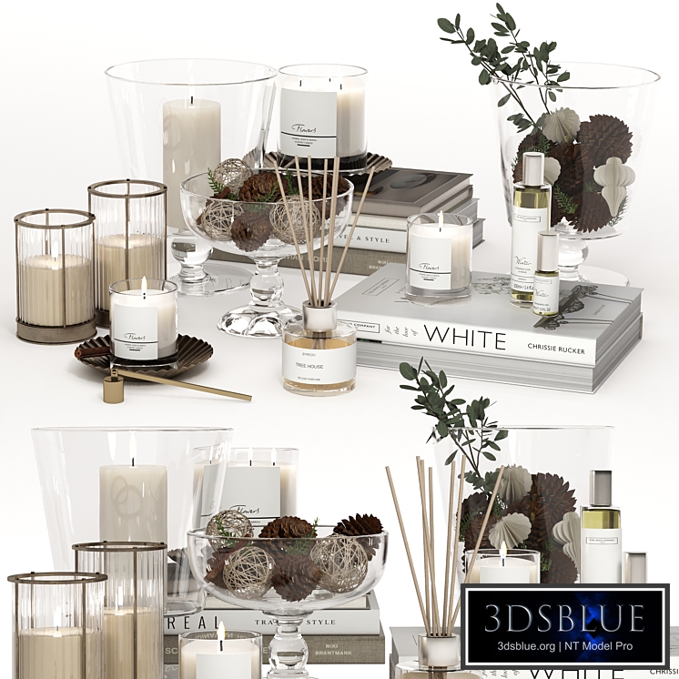 Decorative set 29 - coffee table decor set