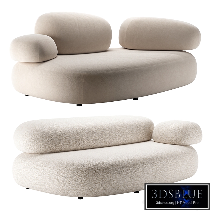 PEBBLE RUBBLE | Sofa by Moroso set 3