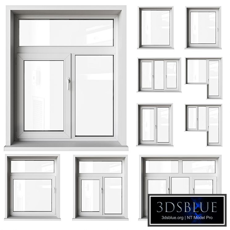 Optimal windows and balcony doors, PVC plastic