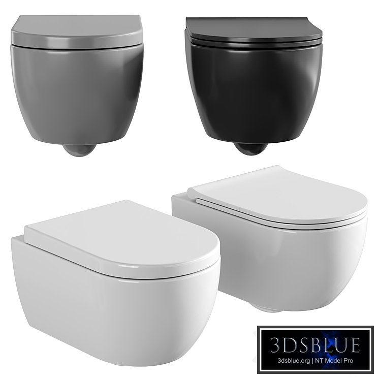 Wall hung toilet BOCCHI V-Tondo